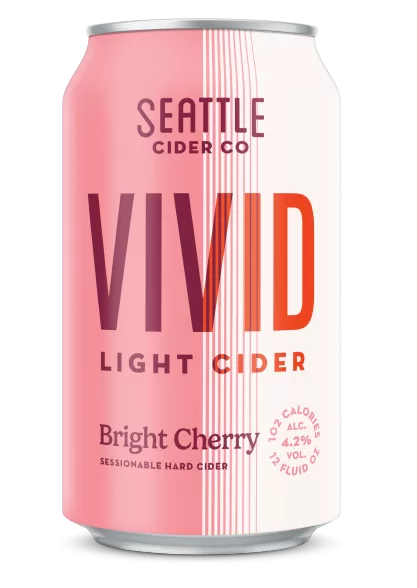 Seattle Cider Can render VIVID light Cider Cherry-Our Ciders