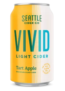 Seattle Cider Can render VIVID light Cider Tart Apple