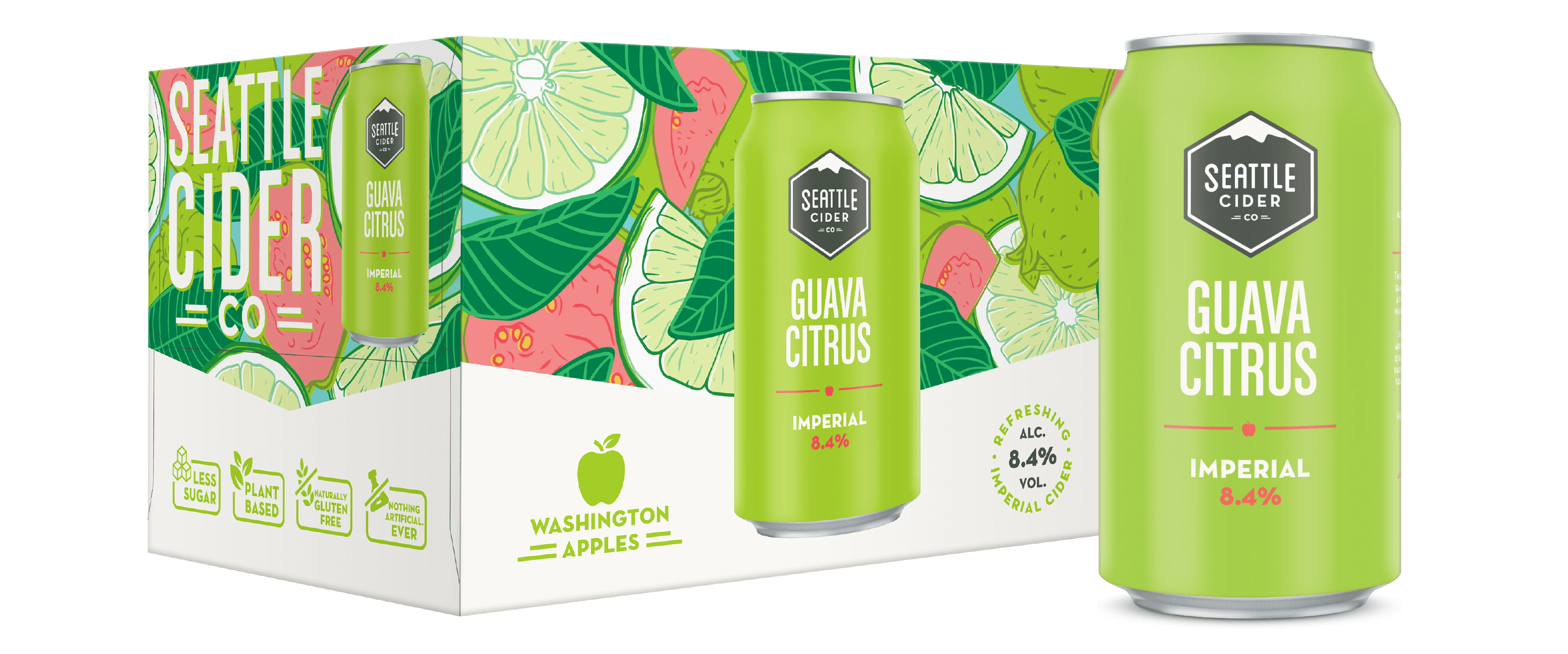 Seattle Cider Guava Citrus Product Packaging